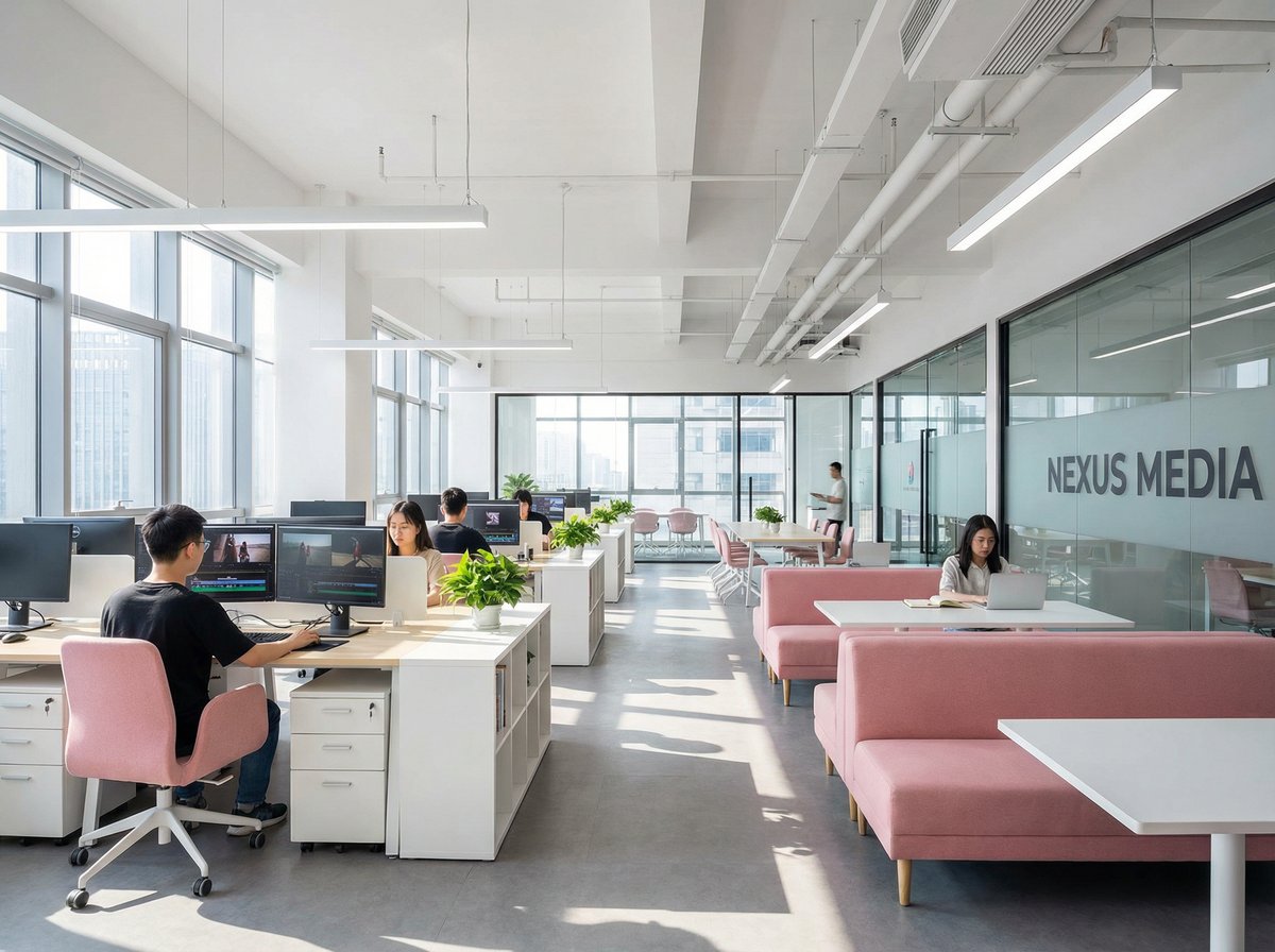 丝瓜视频传媒公司办公环境